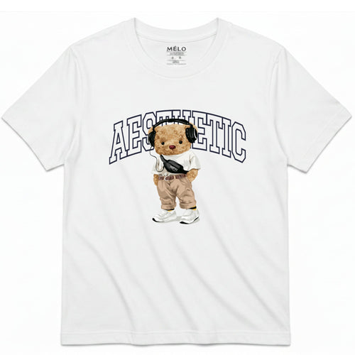 Classic Fit Aesthetic Tee – White