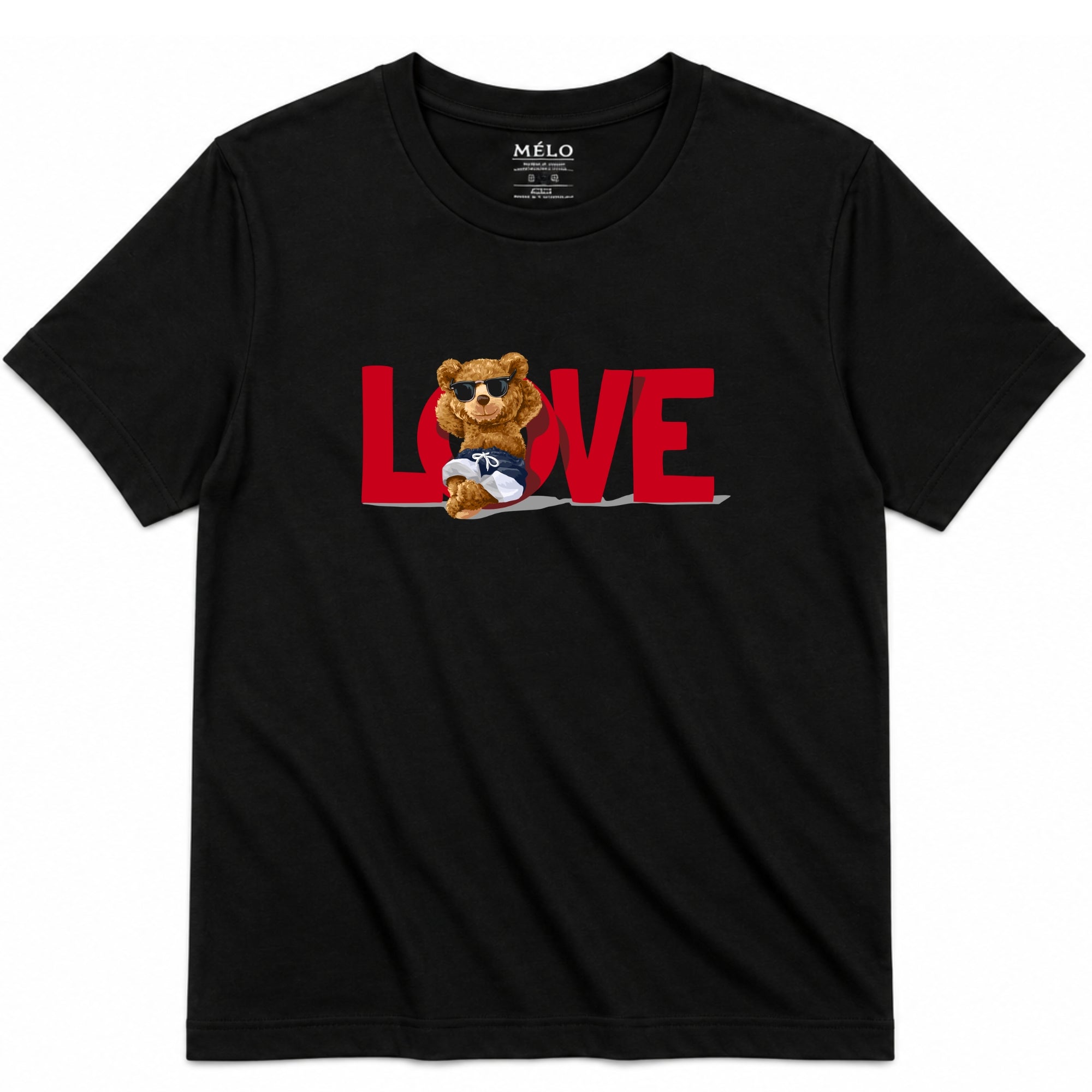 Classic Fit Censored Tee – Black