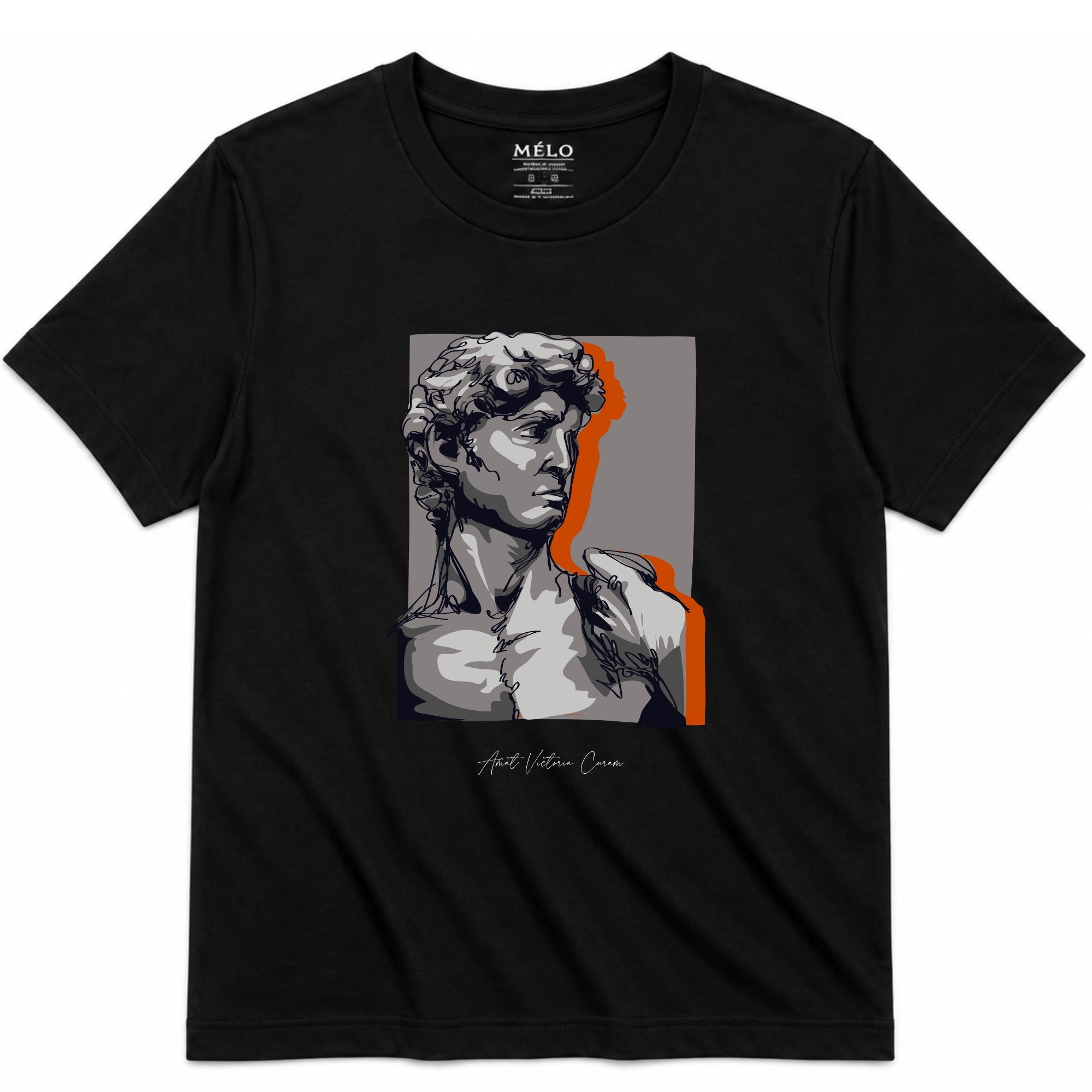 Classic Fit Amat Victoria Curam Tee – Black