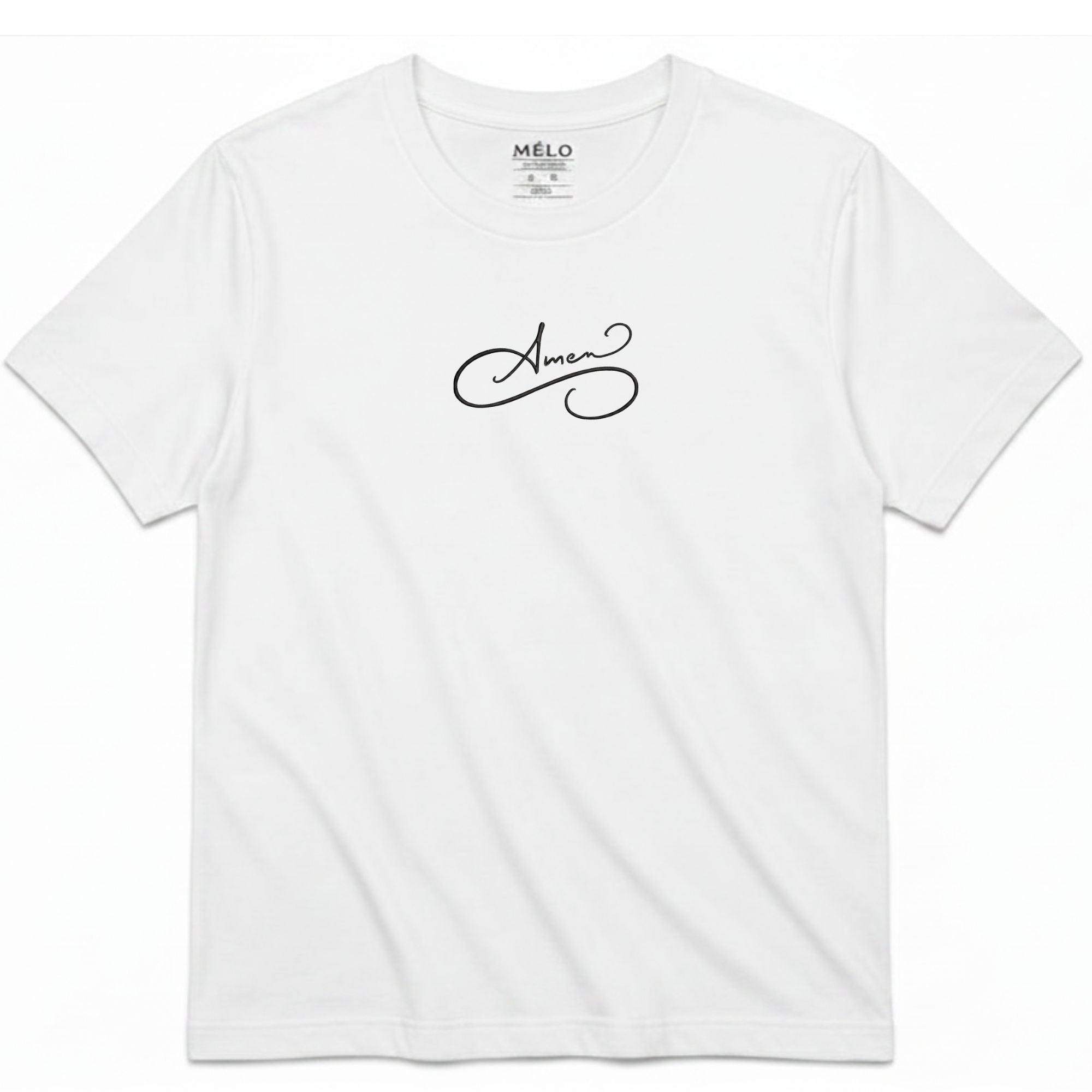 Classic Fit Amen Tee – White