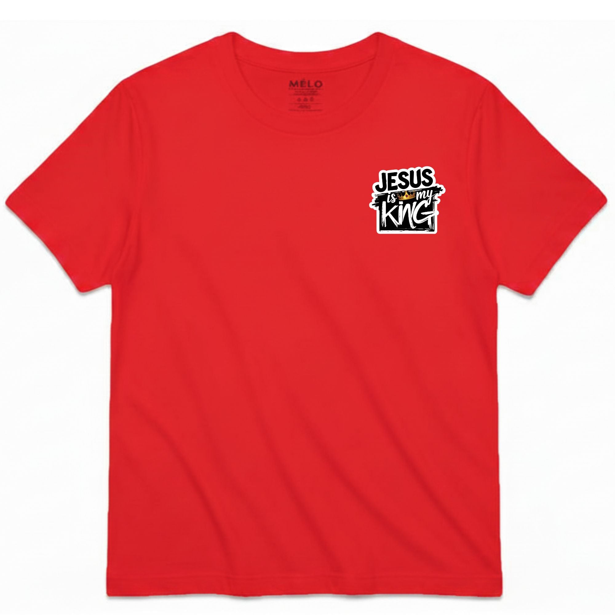 Classic Fit Jesus is My King Tee – Red