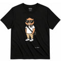 Classic Fit Mélo Beaver Tee – Black