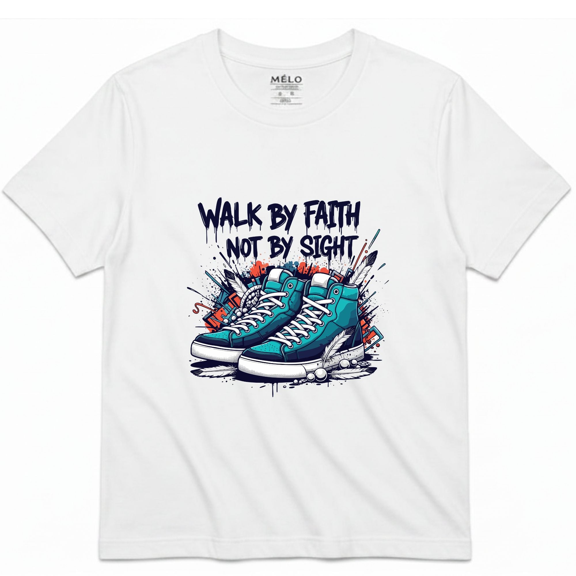 Classic Fit Walk by Faith Tee – White