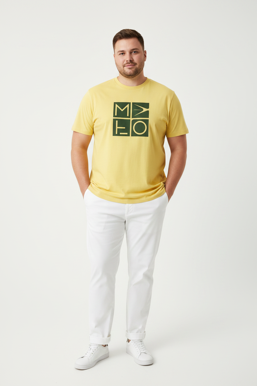 Abstract Mélo – Yellow – Heavyset Model