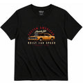 Classic Fit Custom American Muscle Car Tee – Black