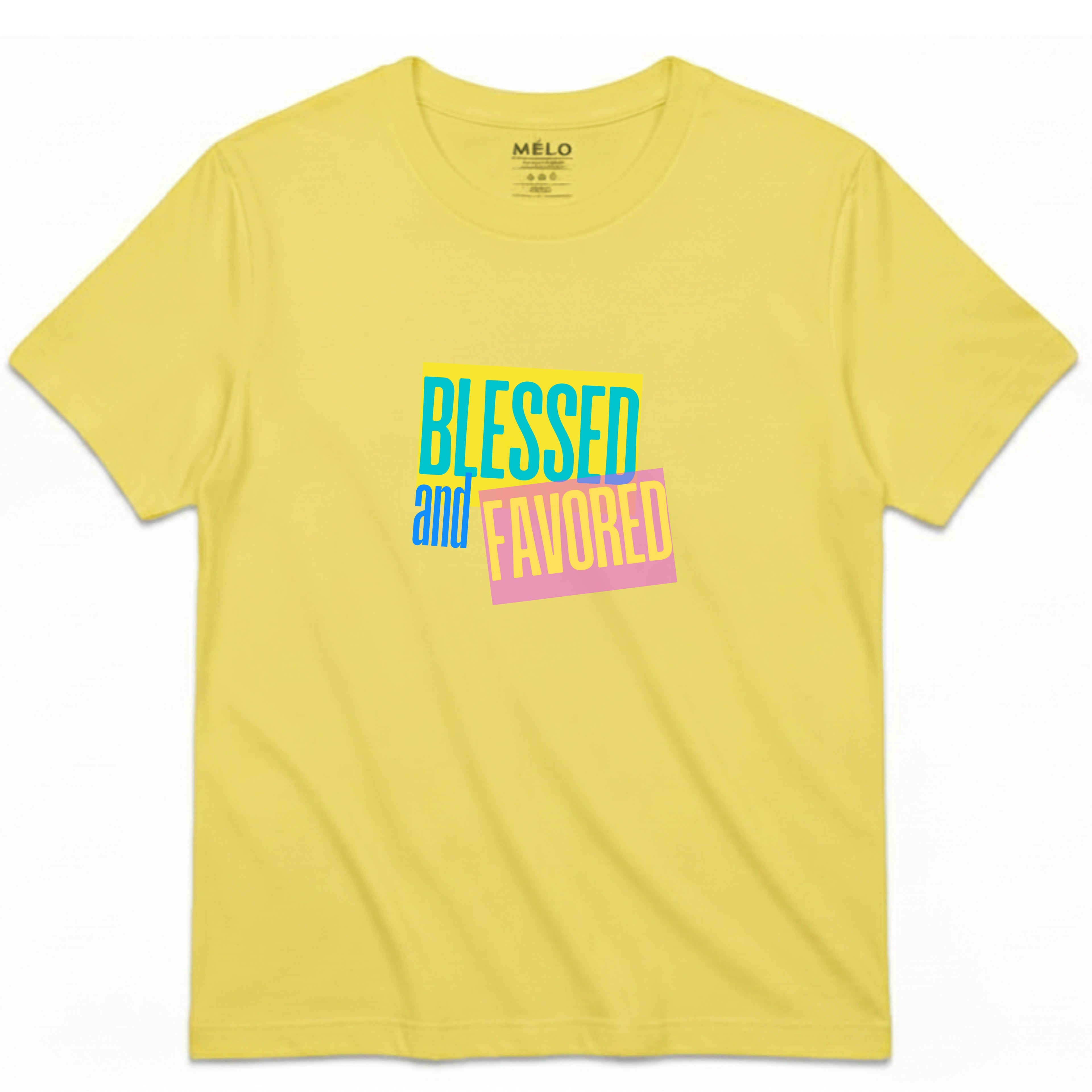 Signature Fit Blessed and Favored Tee – by Mélo