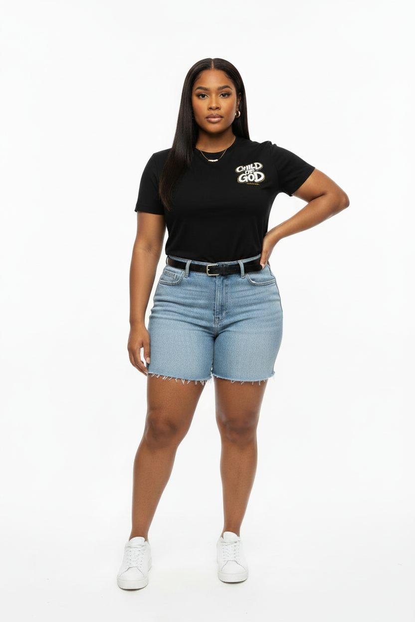 Child of God - Curvy Dark Female Black Belt