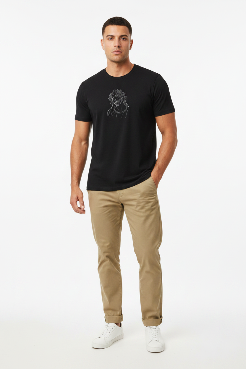 Christ Face – Signature Fit – Folded Chinos