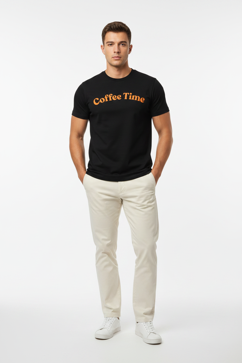 Coffee Time – Cream Chinos