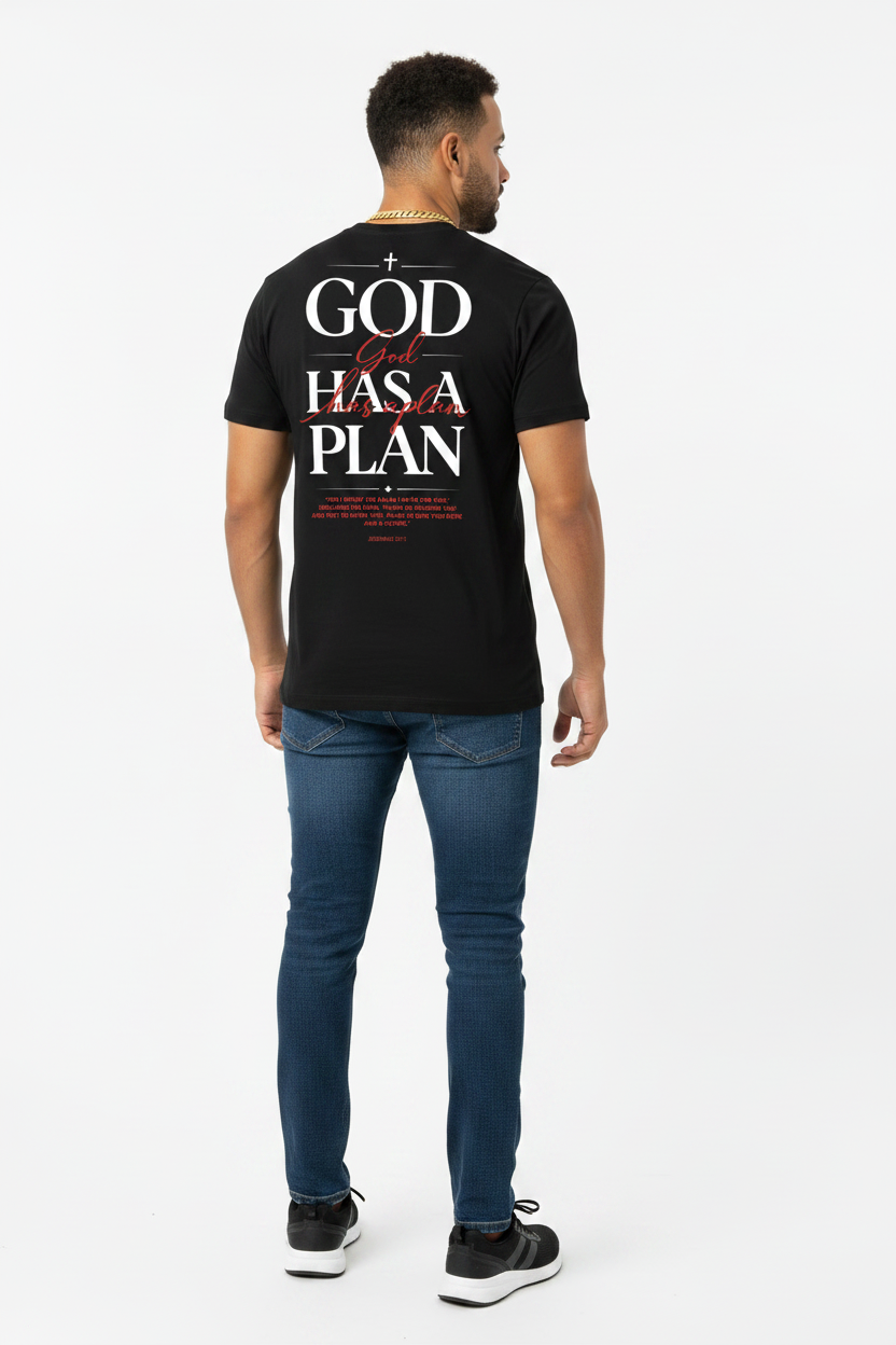 God's Plan Tee – Back Shot