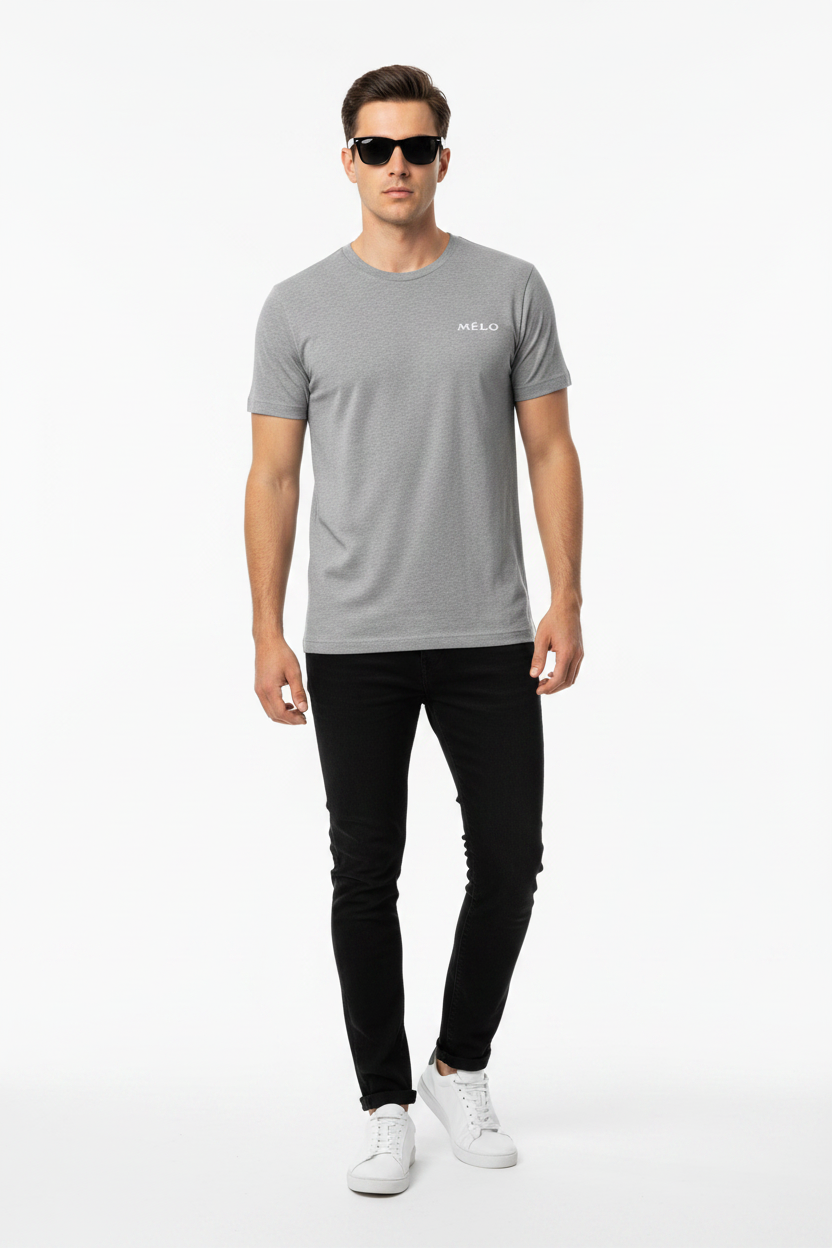 Mélo Essential Grey – Lean Male – Shades + Black Denim