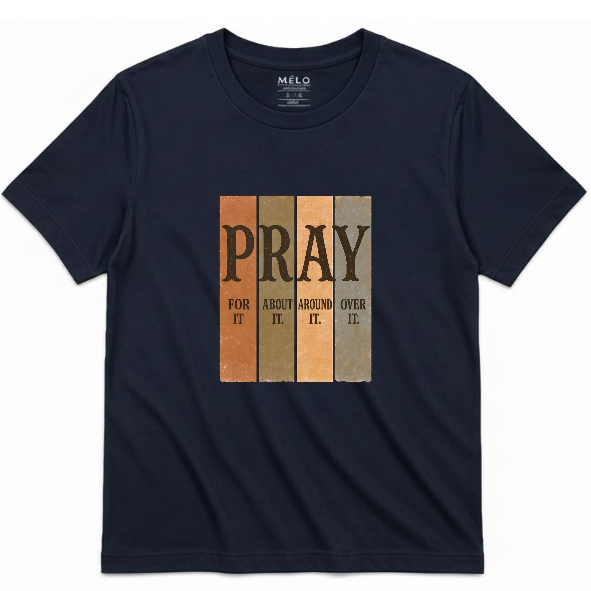 Classic Fit Pray Tee – Navy