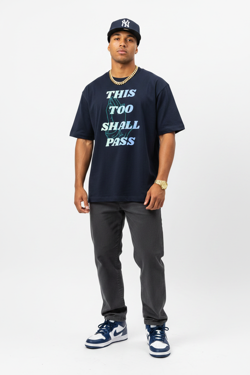 This Too Shall Pass – Navy – NY Cap + Chain + Watch